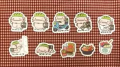 おとどけ！ウーパーイーツ　フレークシール　ウーパールーパー　おすそわけのサムネイル
