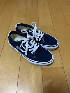 【美品】VANS ジェッツアイコン V320 スニーカー ネイビー23.5cm