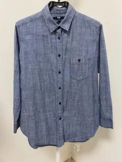 ユニクロ　デニムロングシャツ長袖