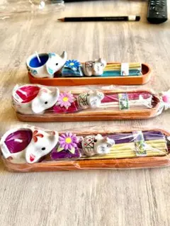 お香 陶器製の線香立てとキャンドルセット