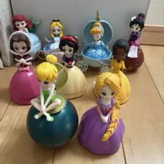 ディズニープリンセス カプキャラ ヒロインドール9個セット