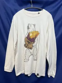 go slow caravan　焼き芋熊ロングTシャツ　川口春奈　サイズ4　XLのサムネイル