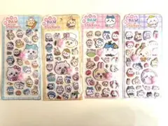 4枚⭐️ちいかわ 肉球シール おしりシール おしりぷにぷに　スクイーズ