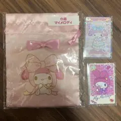 カードコネクト　サンリオ　マイメロ　巾着