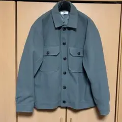 Loose/ルース メルトン オーバーサイズCPOブルゾン ブルーグレーLサイズ