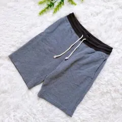 美品 GAP ハーフパンツ グレー ショート丈 XS ウエストゴム メンズ
