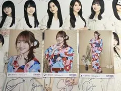 田村真佑　生写真　浴衣　3種コンプ