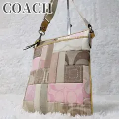 COACH コーチ パッチワーク トートバッグ マルチカラー A4 大容量