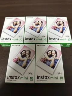 FUJIFILM instax mini チェキフィルム 10枚×5（50枚）