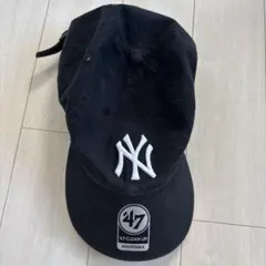47 Brand NY ヤンキース キャップ ブラック