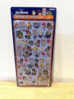 【正規品】ズートピア　ボンボンドロップmini シール　ミニ