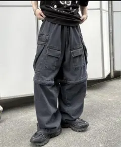 A'GEM/9 × .kom　ドットケーオーエムセパレート カーゴパンツ