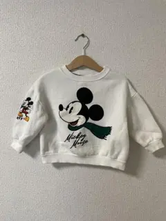 ZARA ミッキー裏起毛トレーナー　92cm