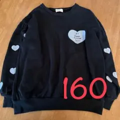 repipi armario ハートプリント トレーナー M