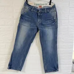 CUBE SUGER 七分丈　デニムパンツ　サイズM