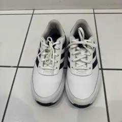 ゴルフシューズ adidas ホワイト/ネイビー