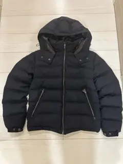 エディフィス　フード付きダウンジャケット【美品】ネイビー