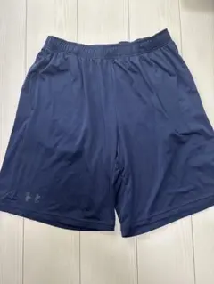 アンダーアーマー ジャージ ハーフパンツ 半ズボン ネイビー 紺色 Mサイズ