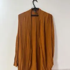 FOREVER 21 ［M］ブラウンカーディガン ロング　茶色