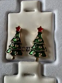 クリスマスツリー ピアス