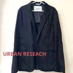 URBAN RESEACHブラック シングルジャケット Ｌサイズ