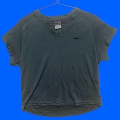 NIKE ナイキ　ロゴ入り　ドライフィット　半袖Tシャツ　メンズM グレー