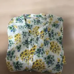 花柄 半袖カットソーワンピース