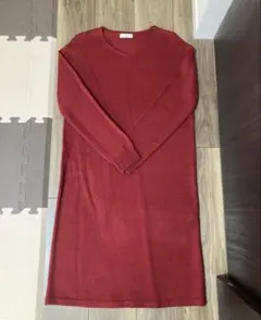 earth music&ecology ボルドー 長袖ニット F