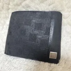dunhill ダンヒル　折り財布　レザー　ブラック