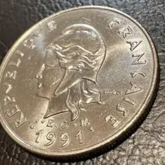 5213. 1991年 フランス 10セント 硬貨 - メルカリ