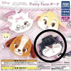 ルシファー　ディズニー　Pretty Face ポーチ　ガチャガチャ