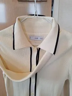 MNG 超人気♪完売商品　リブ編み長袖カーディガン