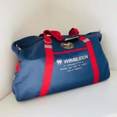 WIMBLEDON ラケットバッグ ネイビー/レッド