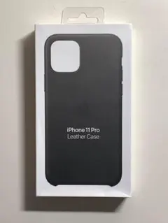 【新品】純正 iPhone 11 Pro レザーケース・ブラックのサムネイル
