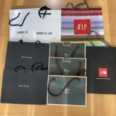 ショップ袋 8枚セット Paul Smith IL BISONTE など
