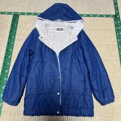 ANAP デニムジャケット ボア フード付き