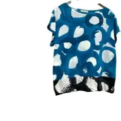TSUMORI CHISATO 半袖 Tシャツ ブルー系 総柄 コットンのサムネイル