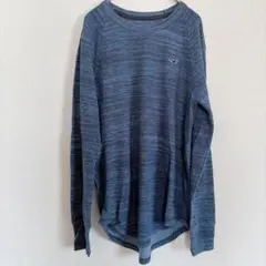 Hollister 長袖Tシャツ XS ブルー　ロンT トップス
