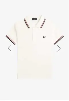 フレッドペリー アイボリーポロシャツ