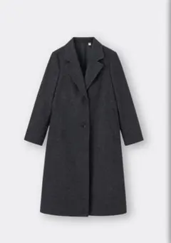 GU ジーユー コージーメルトンテーラードコート　L
