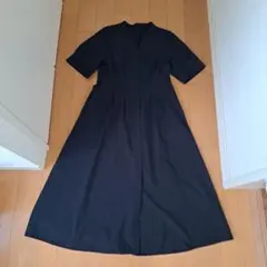 新品　グリーンレーベルリラクシング　ウエストフィット シャツワンピース　半袖