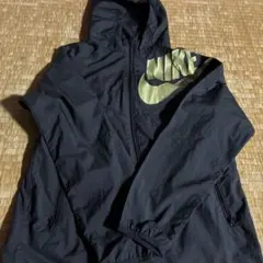 Nike フード付きナイロンジャケット 黒