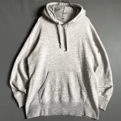 UNIQLO スウェットプルパーカ　グレー　リラックスシルエット　男女兼用　L