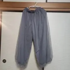 FRIFUL 透け感グレー パンツ XL