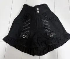 LIZLISA リズリサ サスペンダー付ビジューショートパンツ （サスペンダ❌）