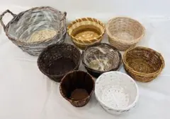 園芸用のバスケット 9個セット　丸型