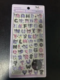 KUROMI ボンボンドロップシール　文字
