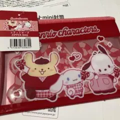 サンリオキャラクターズ フラットポーチ