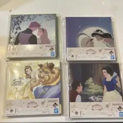 ディズニー 美女と野獣 白雪姫 4枚セット