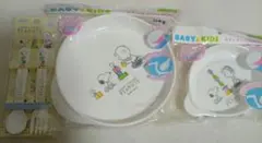 PEANUTS 子ども用プレートセット◇未使用